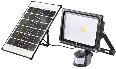 sygonix SY-5461110 Solar-Spot mit Bewegungsmelder 30 W Leuchtfarben: Neutralweiß