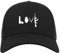 Lauthings Banksy Love Street Art Unisex Baseball Verstellbar Snapback Mesh Trucker Cap Sport, Schwarz , One size
