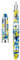Asvine Fountain Pen Extra Fine Point, Piston Filling System Yellow Acrylic, Smooth Writing Instrument with Manual