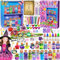 Frasheng Kreatives Geschenk Mädchen 6 7 8 9 10 11 Jahre, 24 Zaubertrank Fläschchen Zaubertrank Set Kinder DIY Kreative Geschenk für Kinder,Magie Zaubertrank Bastelset,Kristall Zaubertrank Kits