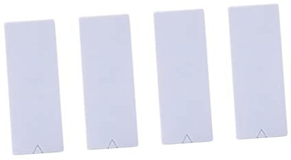 CAXUSD 4stücke Teiliges Wandhalterung Für Steckdosen Selbstklebender Adapter Organizer Für Kabel Und Powerstrip Weiß