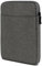 moex eBook Hülle für Tolino Vision 6 Tasche mit Reißverschluss und Fach für Zubehör, Stoff E-Reader Sleeve weich Gepolstert, Schutzhülle Minimalistisch Dash Case, Dunkelgrau