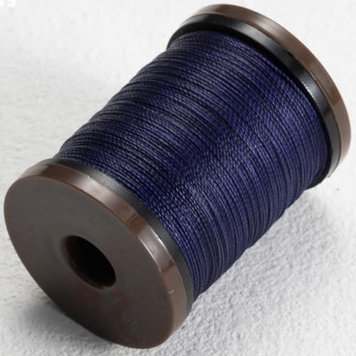 0,8 mm Polyester Lederfäden, Wachsfaden Cord für Lederhandwerk Leder Nähgarn Garn für Handwerk, Nähen, Buchbinden, Schmuck, Häkeln Und Die Buchbinder Nähfäden