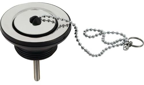 Bonde lavabo - NICOLL - Bouchon-chaînette - Débit 23L/min