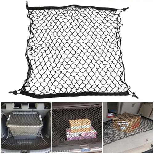 Kofferraumnetz, Für Audi A4 B8 B9 8K 8W S-line 2009 2008-2023 2022 2021 2020 Nylon Cargo Mesh Net Gepäck Elastisches Autozubehör