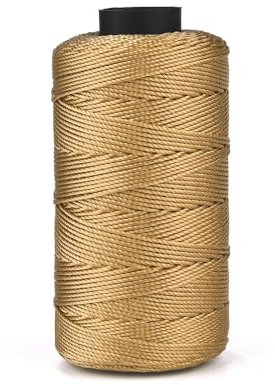 LIUXIN 1 Stück Häkelgarn zum Selbermachen, Eisseidengarn, Kunstgarn, Kordel, 1,5 mm, 200 g, Polypropylengarn für Mützen, Puppen, Nähtaschen, Körbe, Häkeln