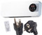 Aire Acondicionado Portatil Pared, Aire Acondicionado Pared Sin Unidad Exterior, 2 In 1 AC De Aire Con Control Remoto, Silencioso Ventilador, sin aire frío, solo aire normal y aire caliente