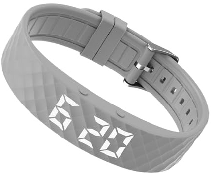 Rechory Wecker-Armband, tragbar, leiser Timer, Vibration, verstellbarer Handgelenk-Alarm, für Damen, Herren, Erwachsene, Mädchen, Kinder, Senioren, ältere Menschen