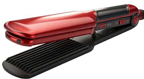 SGZIOO 2 In 1 Glätteisen Kreppeisen, Haarglätter, Crimper Hair, Schnellaufheizung, Haar Glätteisen Keramik, Glattes und Crimper Haar für Alle Haartypen, Lange/kurze Haare