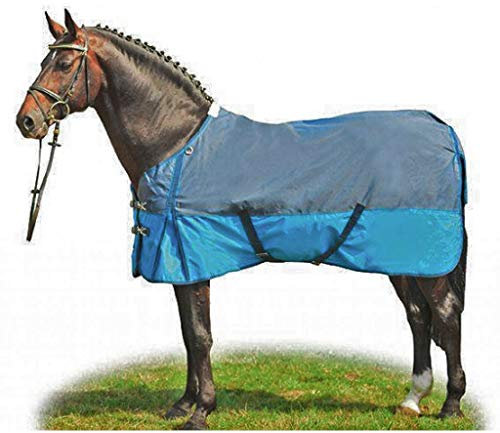 HKM 30016563.0018 Weidedecke Professional mit Polarfleecefutter, blau/mittelblau