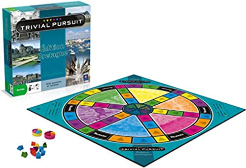 Winning Moves Trivial Pursuit Normandie 8 Jahre + – Kartenspiel für Kinder in der Normandie – Quiz-Spiel – Reisespiel – Lernkarten – Quiz-Spiele
