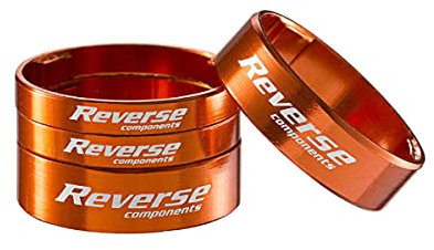 Reverse Gabelschaft Spacer Set Ultra- Light Alu 1 1/8 orange