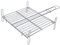 MSV Grille Barbecue rectangulaire avec Pieds 30x35cm Acier Chromé