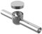 Bonomini 0750AR54B7 | Valvola Antiriflusso Orizzontale | Sifone DN32 | Valvola di Non Ritorno | Antiodore Scarichi | Plastica, Cromato