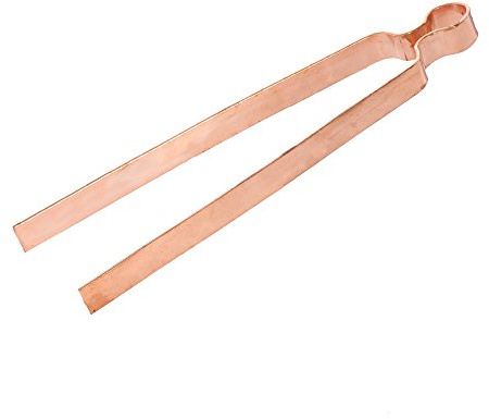 NKlaus Räucherzange zum Räuchern Kupfer, Braun, 19cm Shisha, 1 Stück | Handarbeit; Länge: 15cm; räucherkohle zum räuchern mit zange