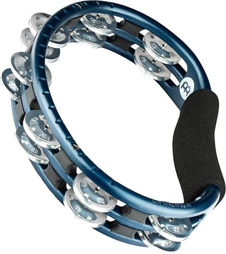 MEINL Percussion Hand Tambourine - Aluminio Azul, TMT1A-B
