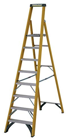 8 Tread Catwalk S400 Fibreglass Platform Step Ladder