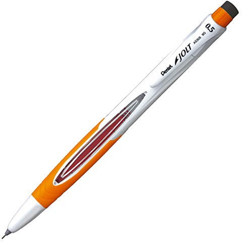 Pentel Jolt Druckbleistift, 0,5 mm, 12 Orange/Blanc
