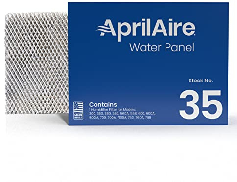 AprilAire 35 Water Panel Humidifier Filter Replacement for AprilAire Whole-House Humidifier Models 300, 350, 360, 560, 560A, 568, 600, 600A, 600M, 700, 700A, 700M, 760, 760A, 768 (Pack of 1)