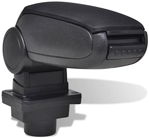 vidaXL Reposabrazos para Diferentes Modelos de Coches ABS Negro Apoyabrazos