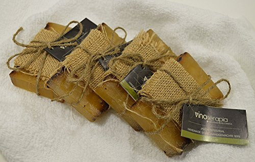 Hausgemachte Seife aus vulkanischer Malvasiatraube 100gr x 4 Stücke
