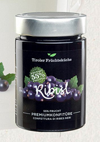 Confettura al ribes nero 420 gr. - Unterweger-Tiroler Schmankerl