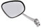 Blewa Spiegel, Nierenform, links mit Klemmschelle - Simson KR51/1 Schwalbe, SR4-2 Star, SR4-3 Sperber, SR4-4 Habicht - MZ TS, ES
