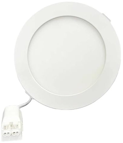 Braytron 5x 12W LED Panel Einbaustrahler Spot Einbauleuchte Warmweiß 3000K 910 Lumen Deckenleuchte Rund