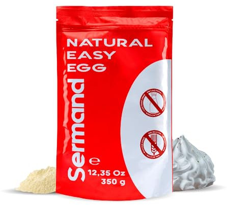 Blanc d'Œuf en Poudre (350 g) | Blancs d'Œufs en Poudre | Albumine d'Œuf | Sans Additifs | Produits Sans Lactose | Présentation en Sachet Zip