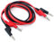 Aofan 2 pcs Banana Plug to Banana Plug Cable,Electronic Test Leads Kit 4mm Banana Plug Safety Soft Silicone Wire Stack Test Lead 14AWG Extension Cable Multimeter Test Cable Set