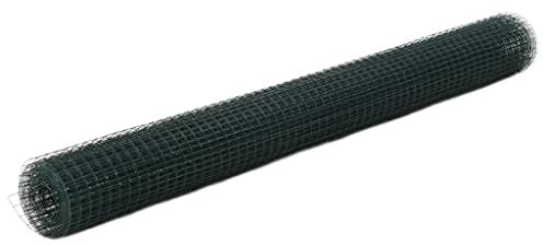 vidaXL Maschendraht 25x1,5m Grün Gitterzaun Wildzaun Schweißgitter Gartenzaun
