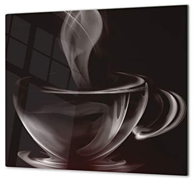 Glass Chopping Board Induction Ceramic Hob Cover Worktop Saver 60x52cm