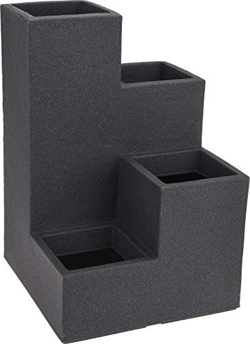 Koopman - Vaso per piante, grande, per interni ed esterni, colore: grigio