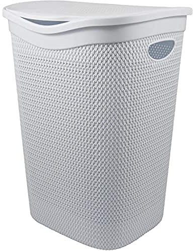 BELLI E FORTI Schöner und robuster Wäschekorb. Grande Bianco