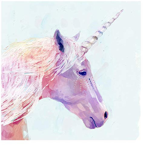 Tapete selbstklebend - Mystisches Einhorn I - Fototapete Quadrat 192x192 cm