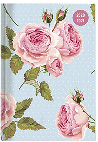 Collegetimer Roses 2020/2021 - Schüler-Kalender A6 (10x15 cm) - Rose - Weekly - 224 Seiten - Terminplaner - Alpha Edition (Collegetimer A6 Weekly)