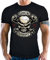 Gasoline Bandit Biker Racer Herren T-Shirt für Motorradfahrer - Piston Skull