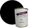 BOX DECO COULEURS Peinture meuble bois intérieur à base d'acrylique aspect mat Aqua Bois - 750 ml, Noir