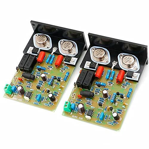 Clone QUAD405 Power Amplifier Finished Board 2 Channels with Angled Aluminum 100W +100W 8R