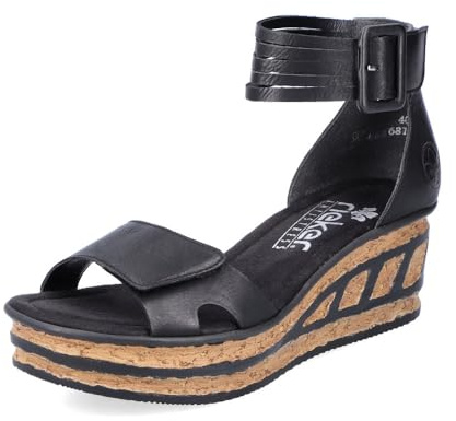 Rieker Damen Klassische Sandalen 68194, Frauen Sandalen