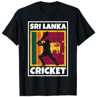 Sri Lanka Cricket Fan Flagge für Sri Lanka Kricket T-Shirt