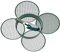 Garden Sieve, Soil Sieve with Interchangeable Mesh Sizes 3,6,9,12mm, Garden Riddle, Perfect Gardening Tool for Sifting Soil, Stones, and Compost