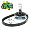 Transmission Driven Variator Pulley Kit Compatible with John Deere D105 E100 X105 Series Tractors Replace MIA12482 Rt400