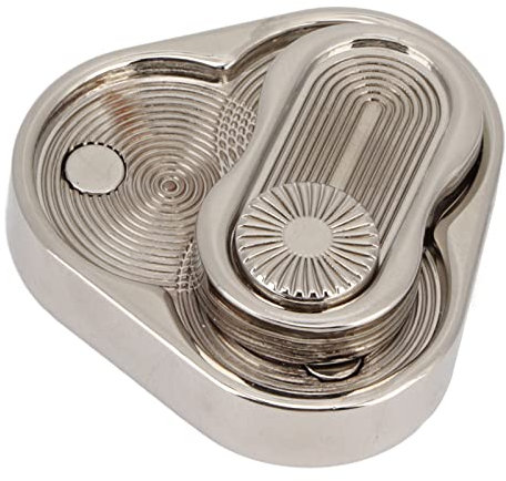 Dreieck Rotation Fidget Slider Erwachsenes Metall Fidget Toy Tragbares ADHS Autismus Angst Stressabbau Push Slider Sensorisches Spielzeug Fun Office Desk Toy