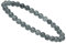 ELEDORO PowerBead Armband mit Edelstein Perlen 6mm Fluorit grau