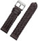 Chlikeyi Uhrenarmband aus echtem Leder, geflochten, 20-24 mm, für Männer und Frauen, universelles Schnellverschluss-Armband aus Rindsleder