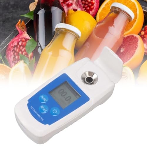 Digitales Brix-Refraktometer, Brix-Tester 0-55% Einfach zu bedienende, empfindliche Reaktion für Saft zur Messung des Zuckergehalts von Getränken