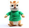 Laruokivi Cartoon Chipmunks Theodore Plüsch Spielzeug Gefüllte Tier Puppe 9'' Figur