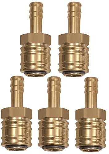 Raccord à air comprimé Raccord standard à dégagement rapide NW7,2 avec raccord de tuyau de différentes tailles (5, 7,2 x 6 mm)