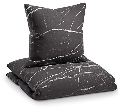 sleepwise Bettwäsche 140x200 Sommer Bettwäsche 2tlg- ÖKO-TEX, Traumhaft Weich, Atmungsaktiv, Bügelfrei & Knitterfrei - Bettbezug Set aus gebürsteter Mikrofaser mit 65x65cm Kissenbezug
